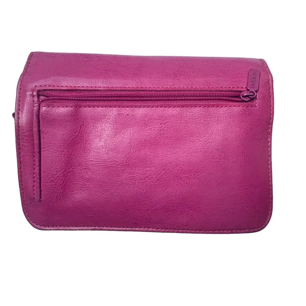 Buxton Pink Double Wallet Lots of Storeage Multiple Card Slots Very Clean